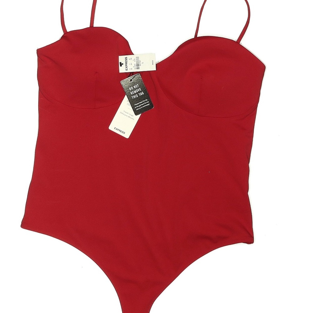 EXPRESS -red bodysuit new
